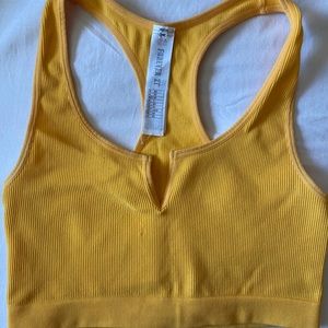 Yellow Crop Top